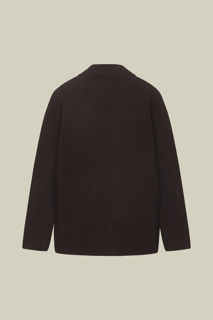 Men’s Double-Breasted Cardigan in 100% cotton Milano Stitch regular fit