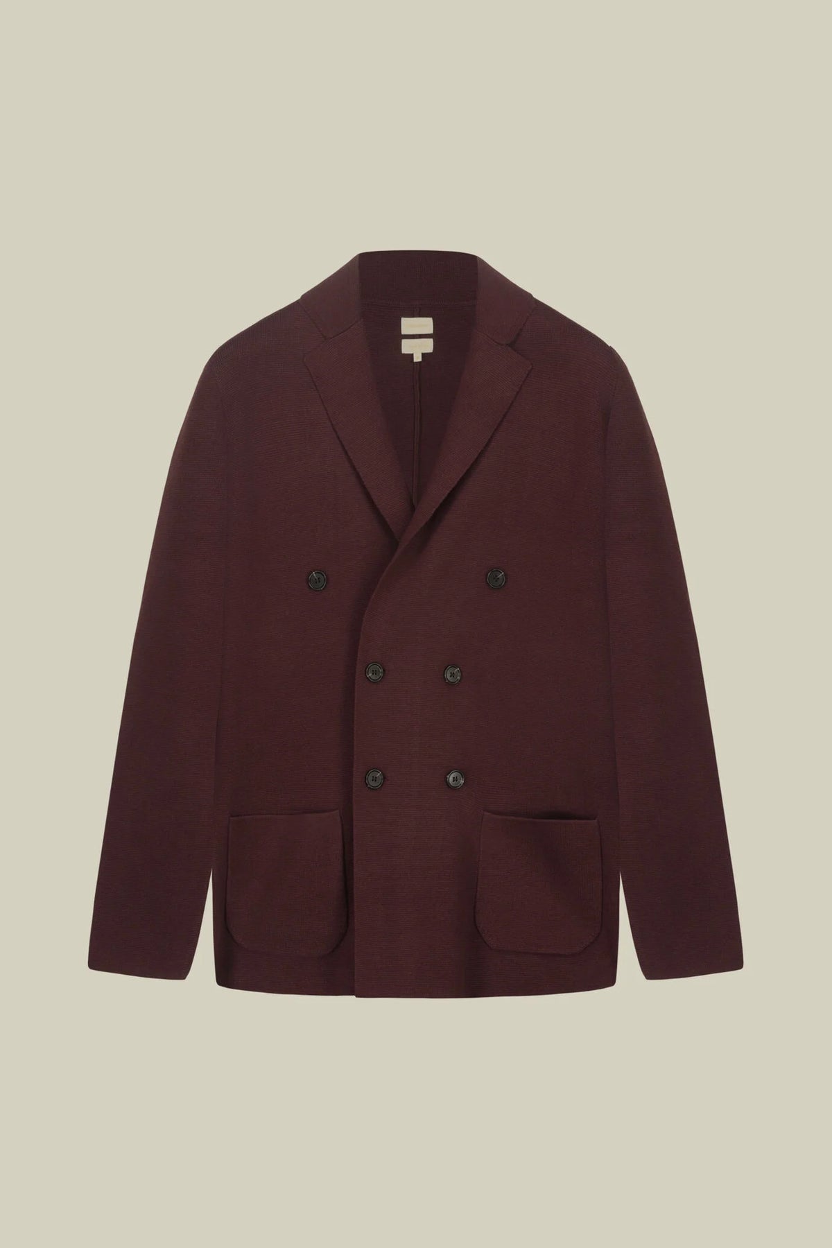 Men’s Double-Breasted Cardigan in 100% cotton Milano Stitch regular fit