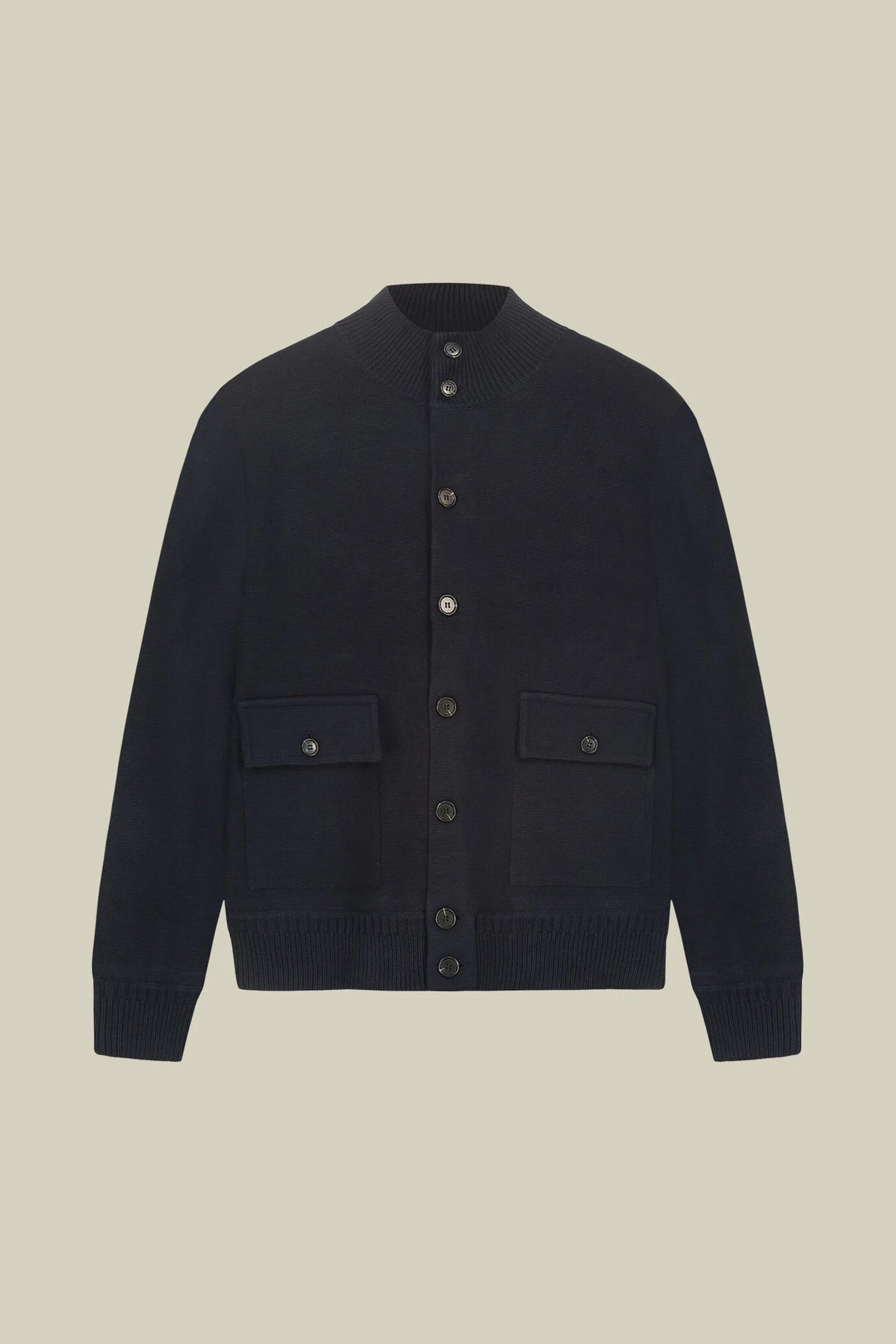 Men’s 100% cotton Milano Stitch knitted jacket regular fit