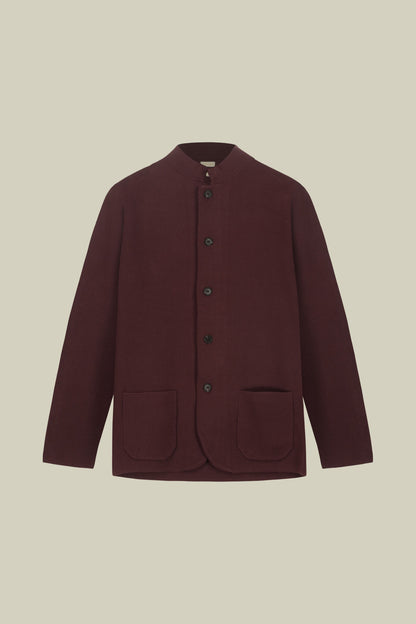 Men’s knitted jacket in 100% cotton regular fit