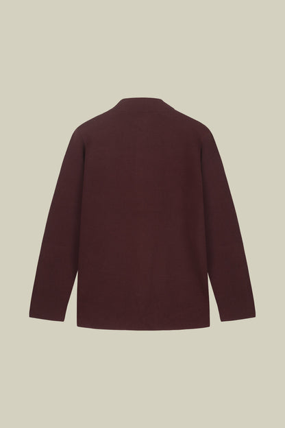 Men’s knitted jacket in 100% cotton regular fit