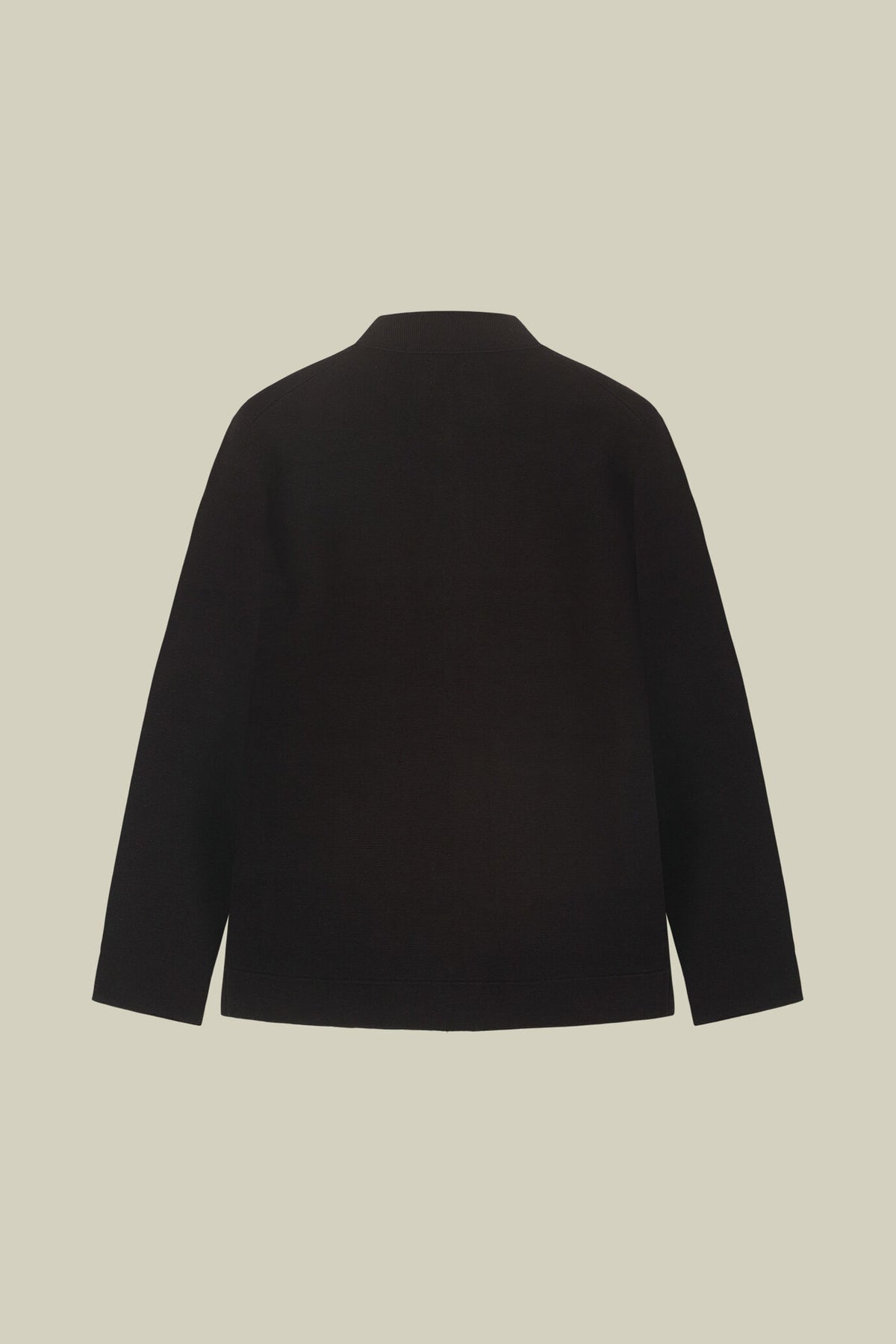Men’s unlined zip-up knitted jacket in 100% cotton regular fit