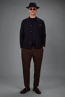 Men’s Milano Stitch knitted jacket with Patch Pockets regular fit