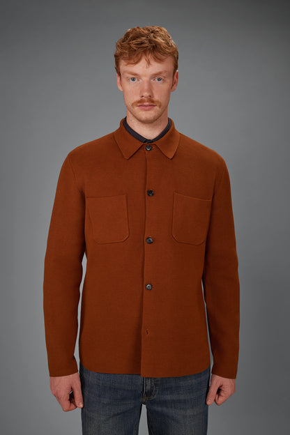 Men’s Milano Stitch knitted jacket with Patch Pockets regular fit