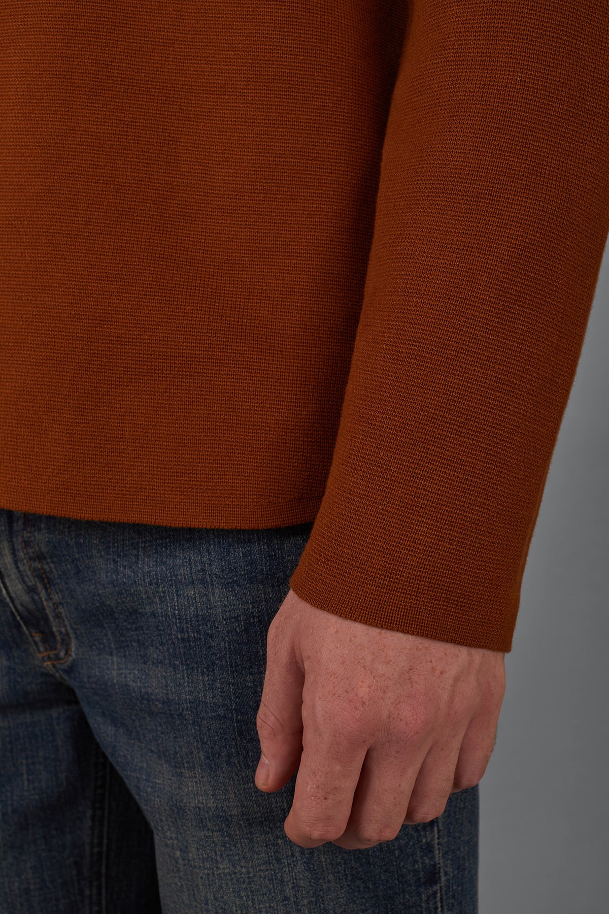 Men’s Milano Stitch knitted jacket with Patch Pockets regular fit