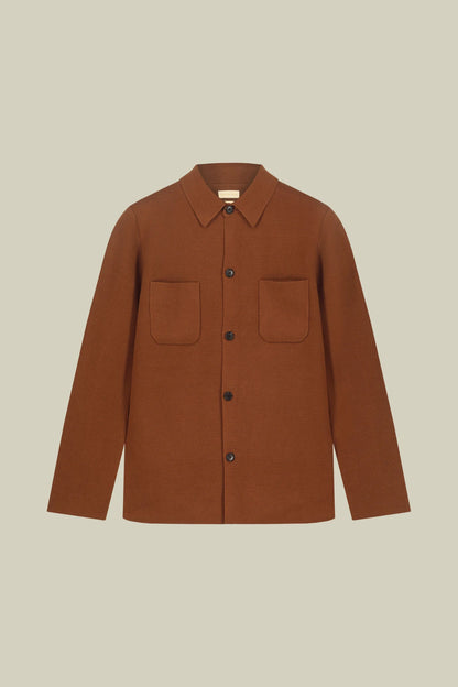 Men’s Milano Stitch knitted jacket with Patch Pockets regular fit