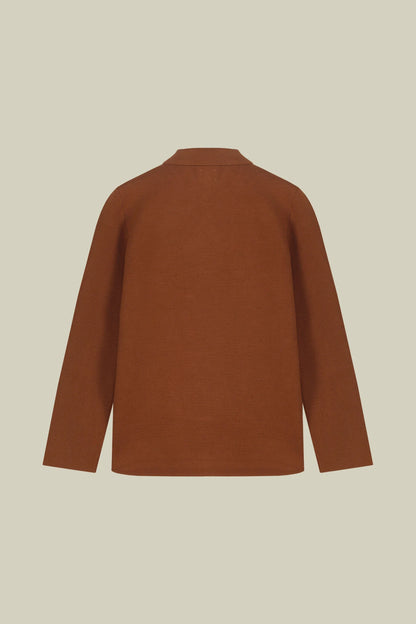 Men’s Milano Stitch knitted jacket with Patch Pockets regular fit