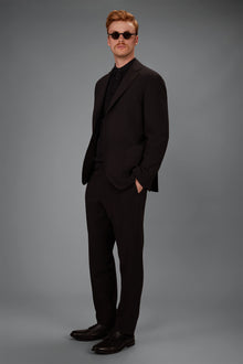 Classic regular-fit jersey trousers