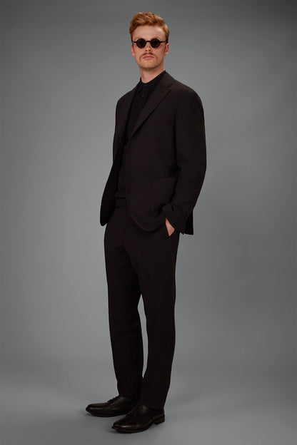 Classic regular-fit jersey trousers