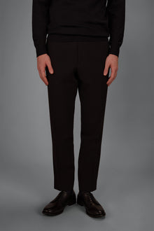 Classic regular-fit jersey trousers
