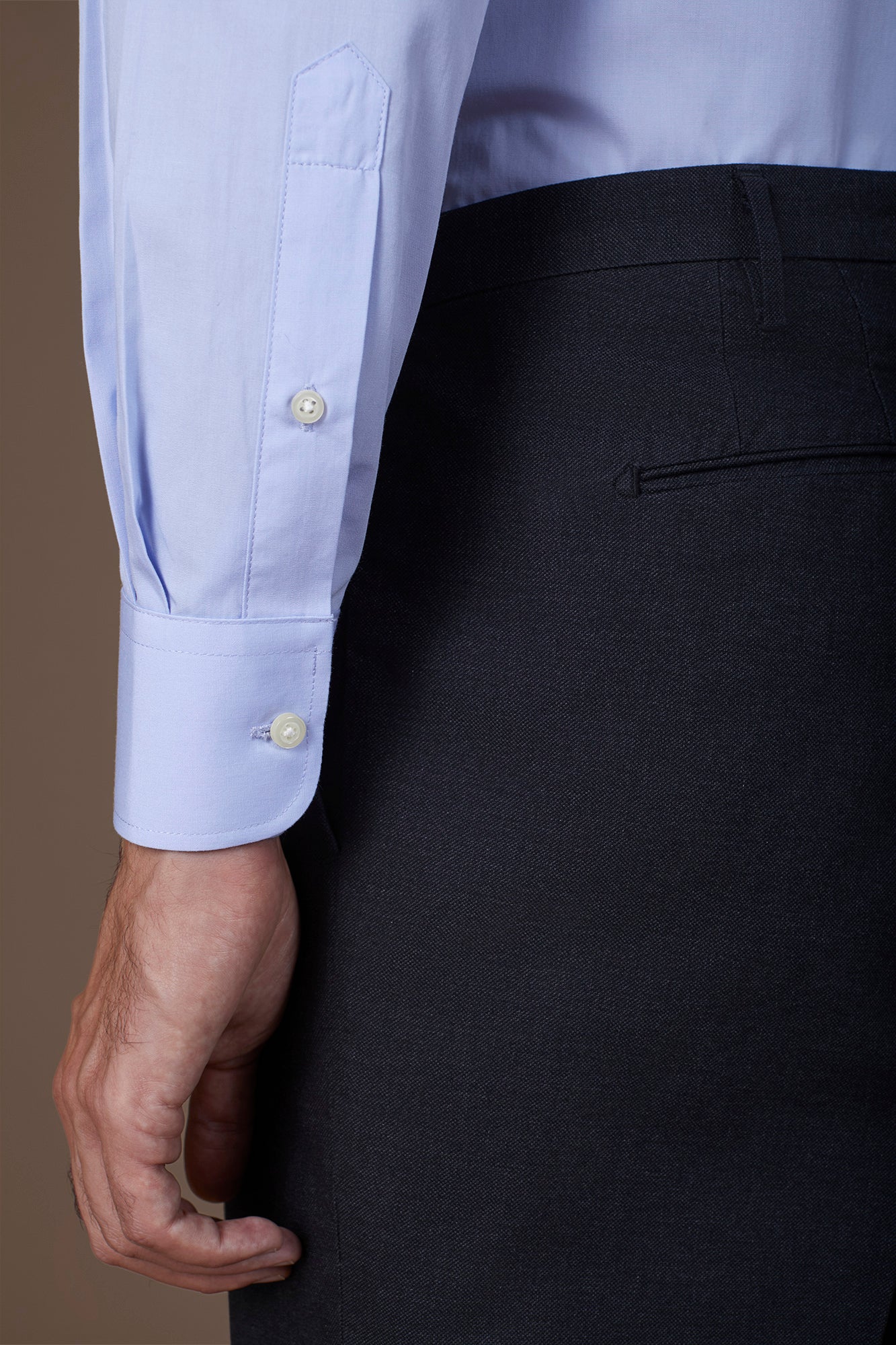 Men's french collar classic shirt