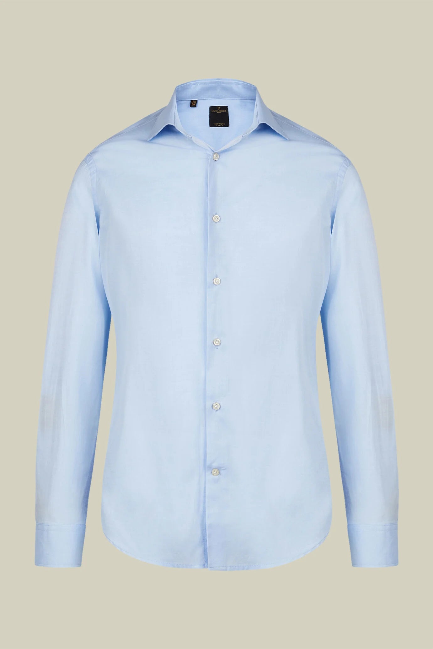 Men's 100% Cotton French collar classic shirt twill construction