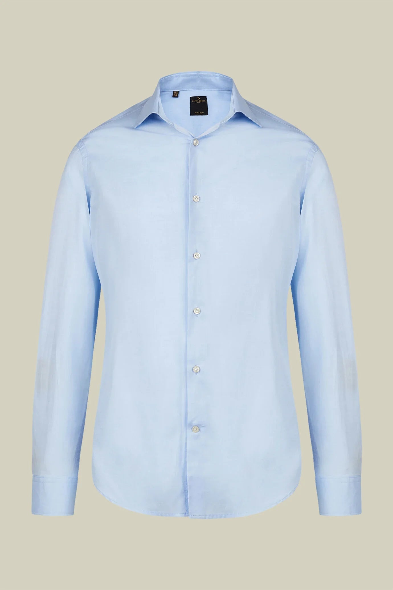 Men's 100% Cotton French collar classic shirt twill construction