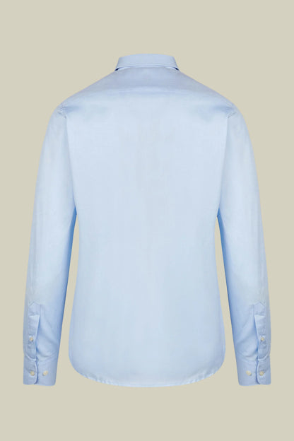 Men's 100% Cotton French collar classic shirt twill construction
