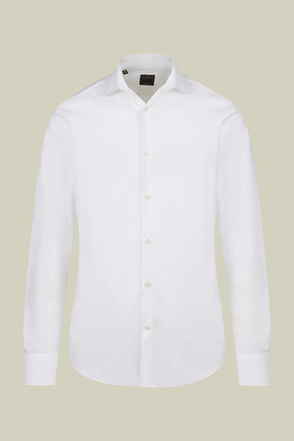 Men's 100% Cotton French collar classic shirt twill construction