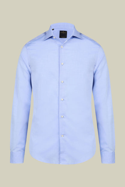 Men's 100% Cotton French collar classic shirt twill construction