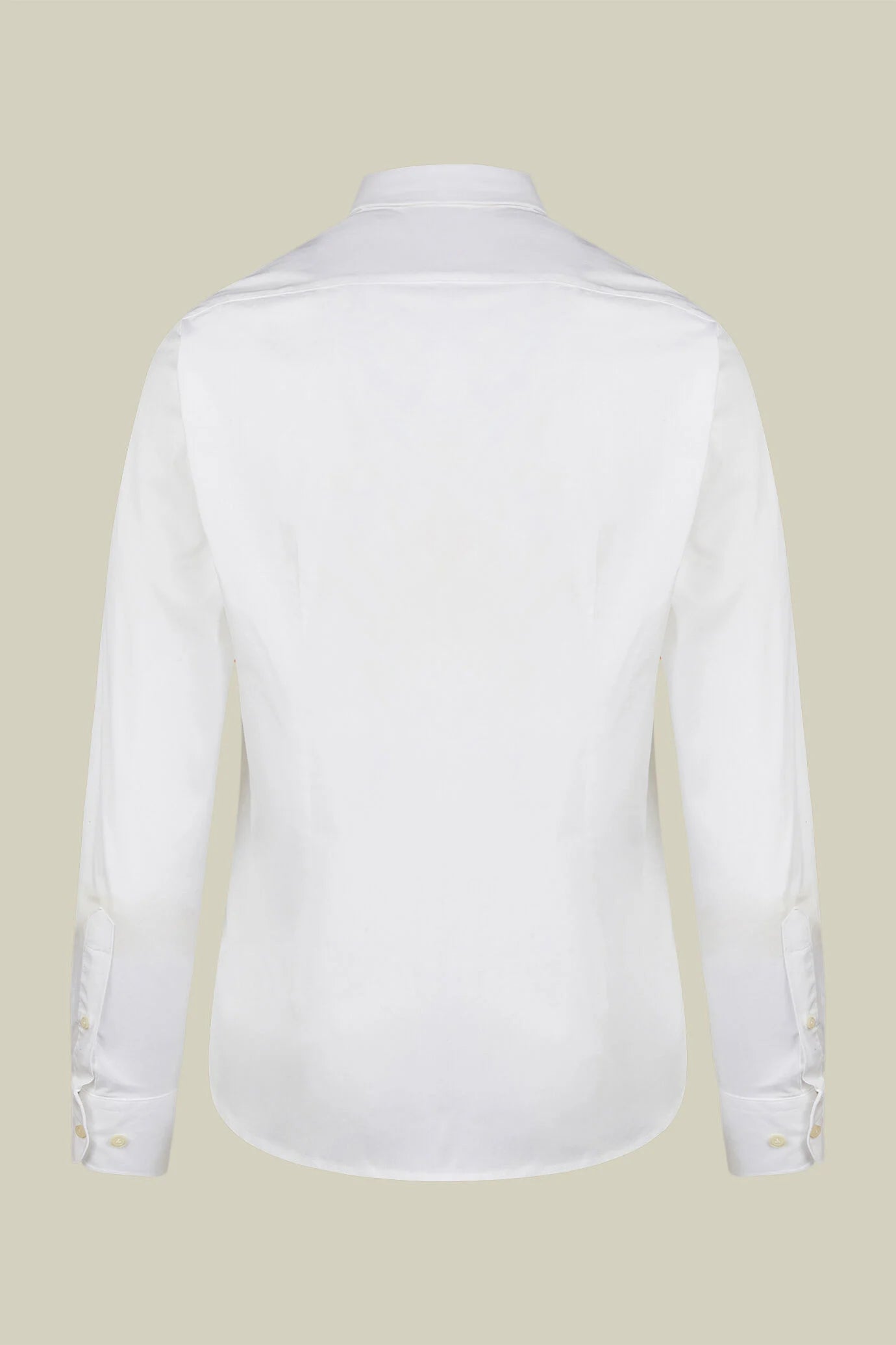 Men's 100% cotton French collar classic shirt stretch slub fabric