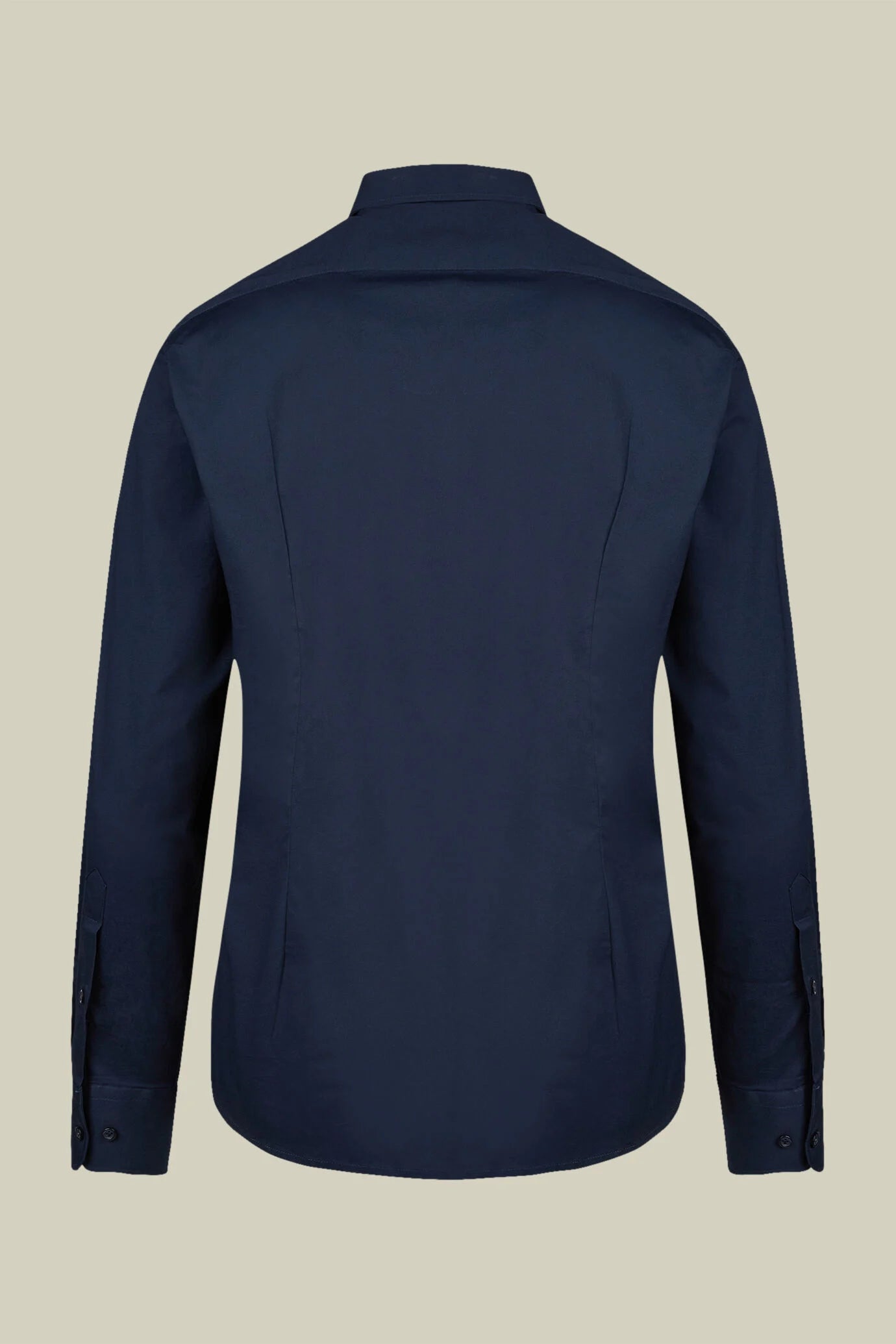 Men's 100% cotton French collar classic shirt stretch slub fabric