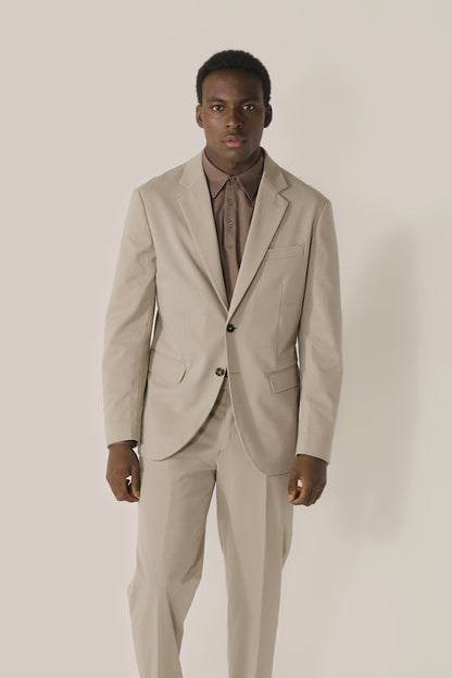 Men's regular fit jersey trousers